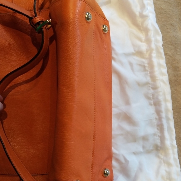 Michael Kors orange leather ladies handbag - Picture 4 of 7